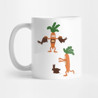 Easter zombie carrots attack Mug